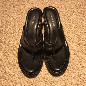 Nine West women’s shoes leather sandals